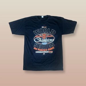 San Francisco Giants 2012 World Series Champions T-Shirt Black L Majestic